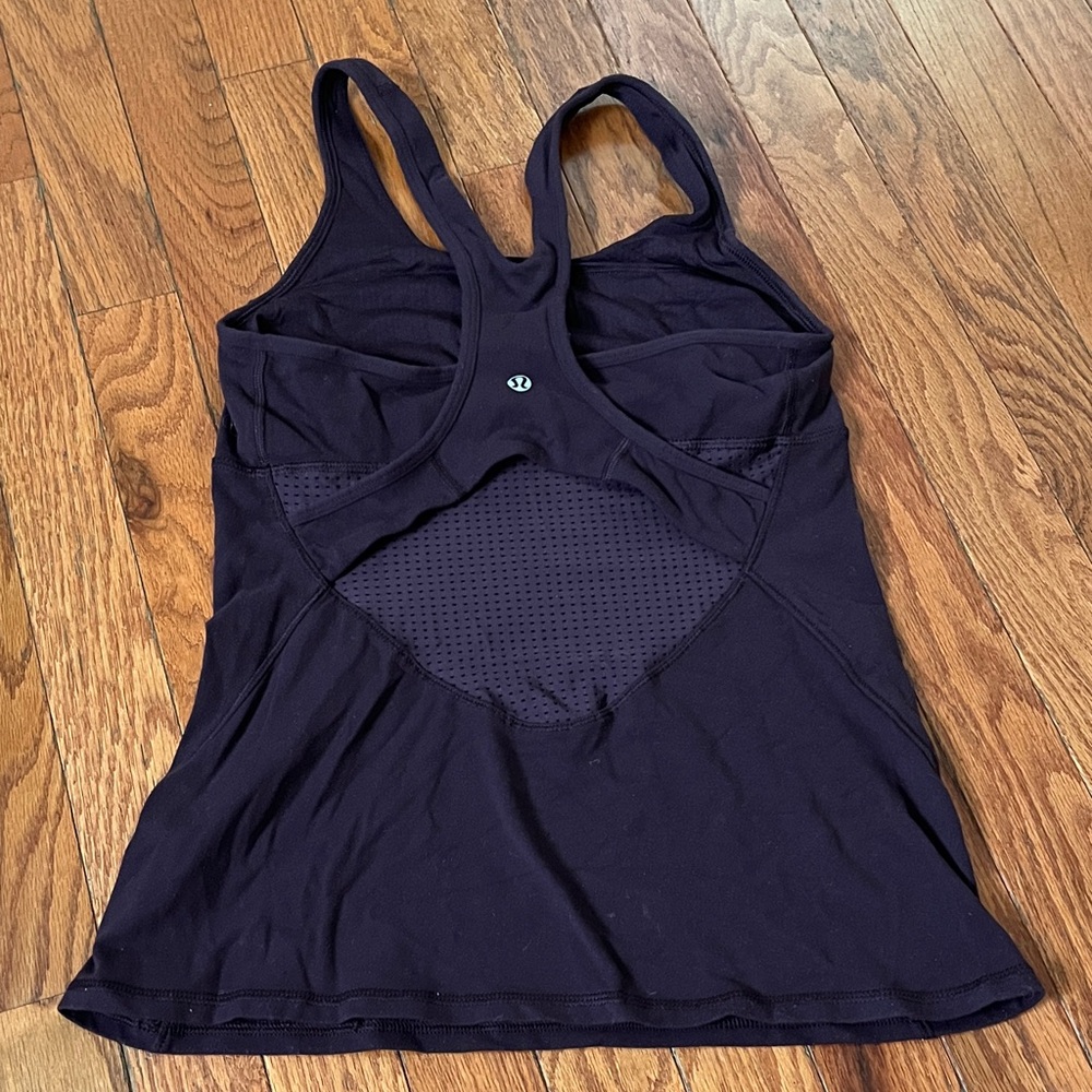 Lululemon purple Racerback Tank Top - Picture 2 of 3